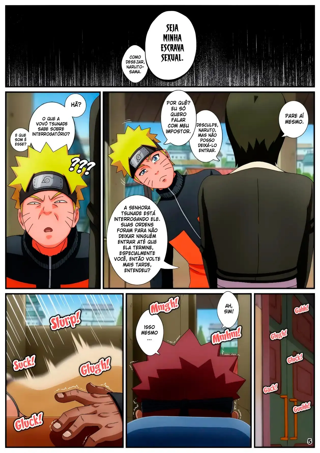 A heroina peituda da aldeia da folha Hentai Naruto