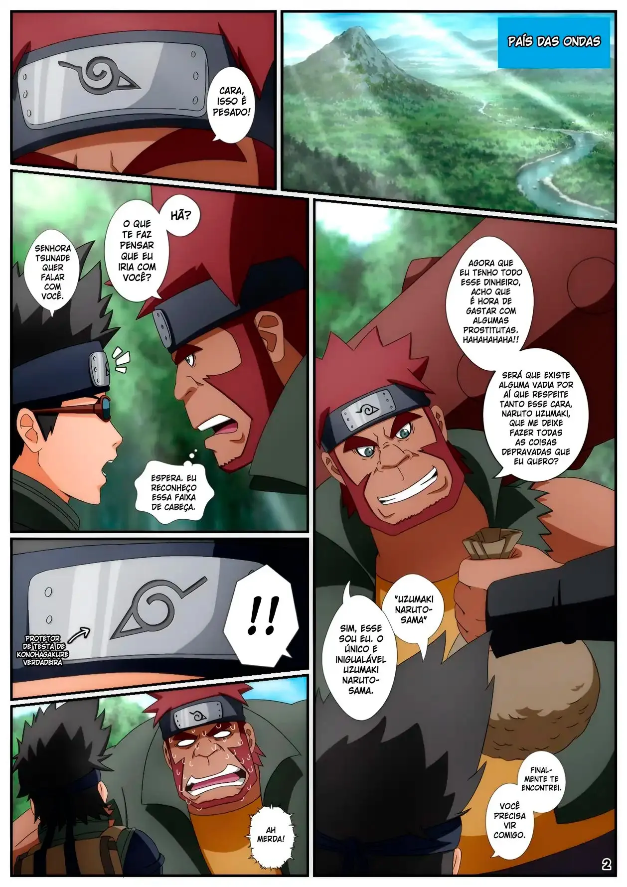 A heroina peituda da aldeia da folha Hentai Naruto